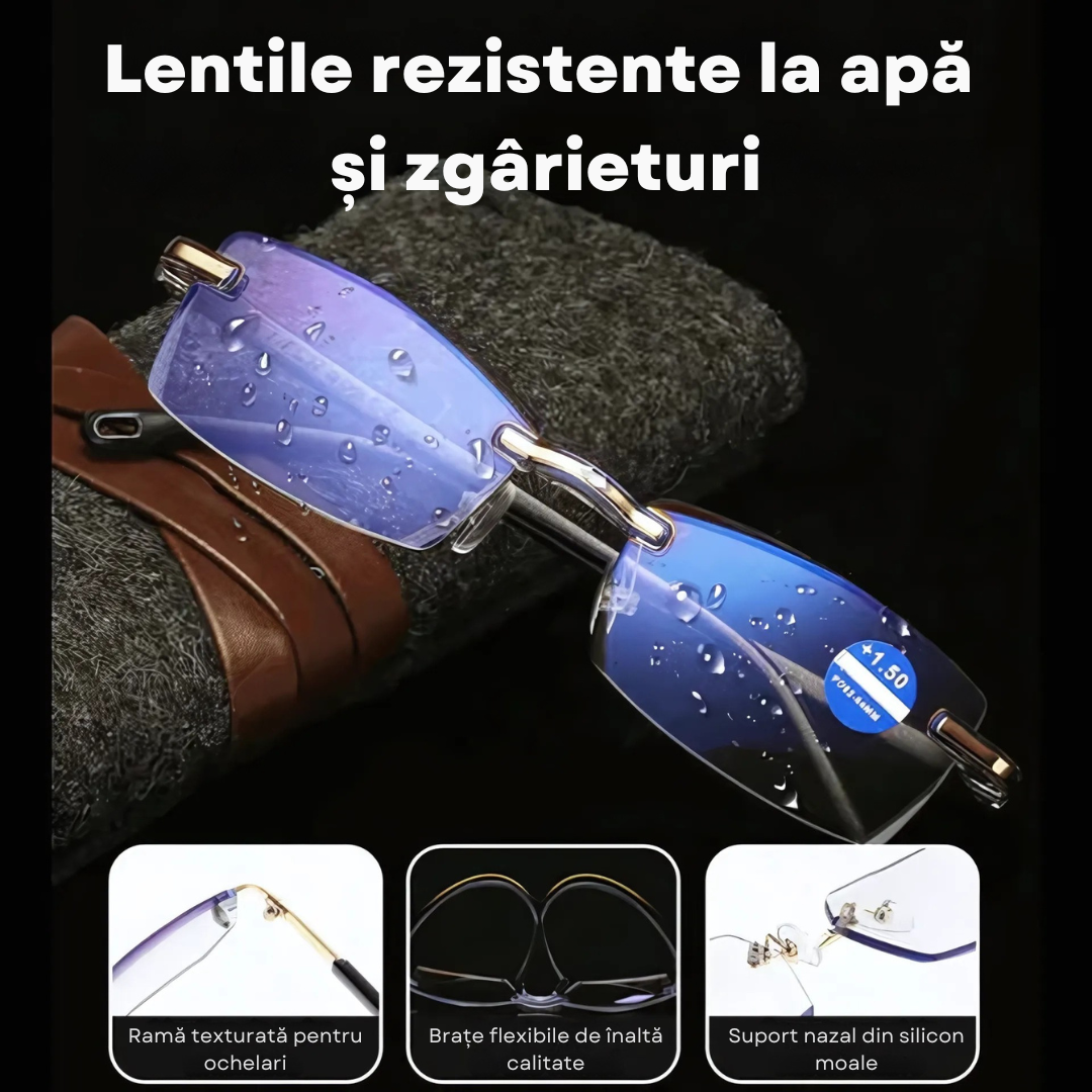 Ochelari Inteligenti Anti-Radiații - Vision™ + Husă din Piele (Ofertă 1+1 gratuit)