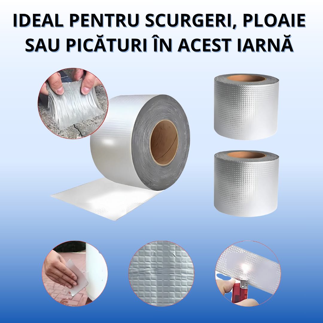 Bandă de Etanșare Impermeabilă Ultra-Rezistentă FlexForte™