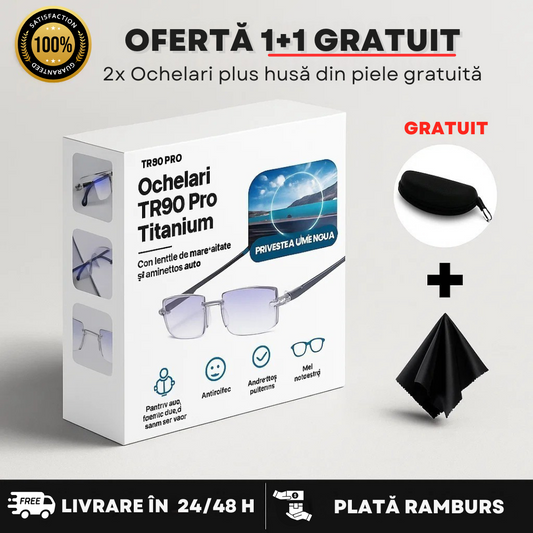 Ochelari Inteligenti Anti-Radiații - Vision™ + Husă din Piele (Ofertă 1+1 gratuit)